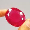 103 Cts  Natural Certified Mozambique Blood Pink Ruby Oval Shape Gemstone