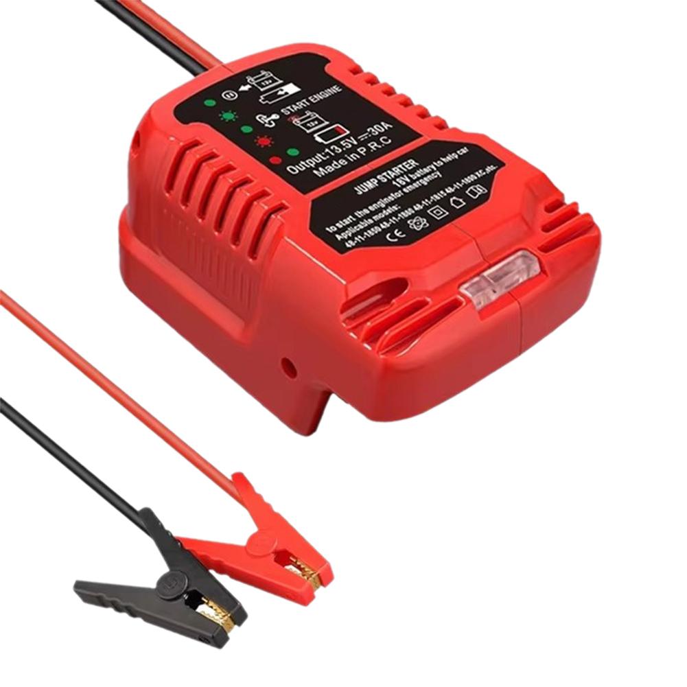 Пусковые кабели Автомобильные аксессуары для Makita Milwaukee 18 В 20 В литий-ионный аккумулятор 11AWG Адаптер для запуска автомобиля Пусковой кабель U2J1