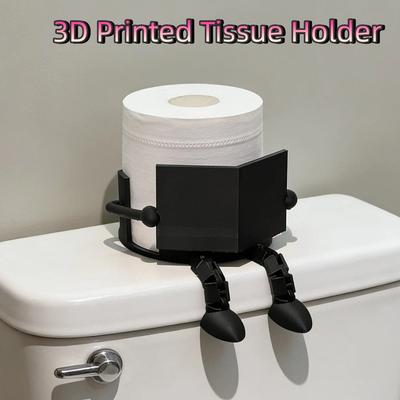 Партнер по чтению 3D-печатный держатель для салфеток Уникальный оригинальный диспенсер для рулона салфеток Пластиковый держатель для туалетной бумаги Кухня