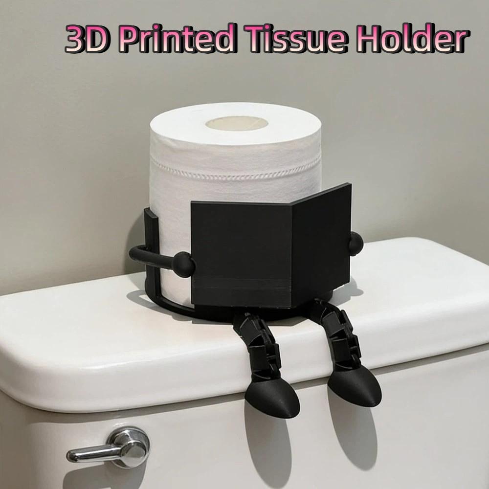 Novelty Toilet Paper Holder Unique Tissue Roll Dispenser Funny Roll Paper Holder Kitchen