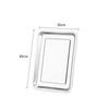 Stainless Steel Food Storage Serving Tray Rectangle Oven Trays  for Cooking Serving