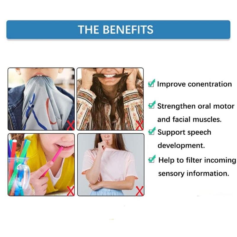 Жевательное ожерелье-подвеска для детей или взрослых с потребностями в жевании, сенсорный жевательный прорезыватель для мальчиков и девочек