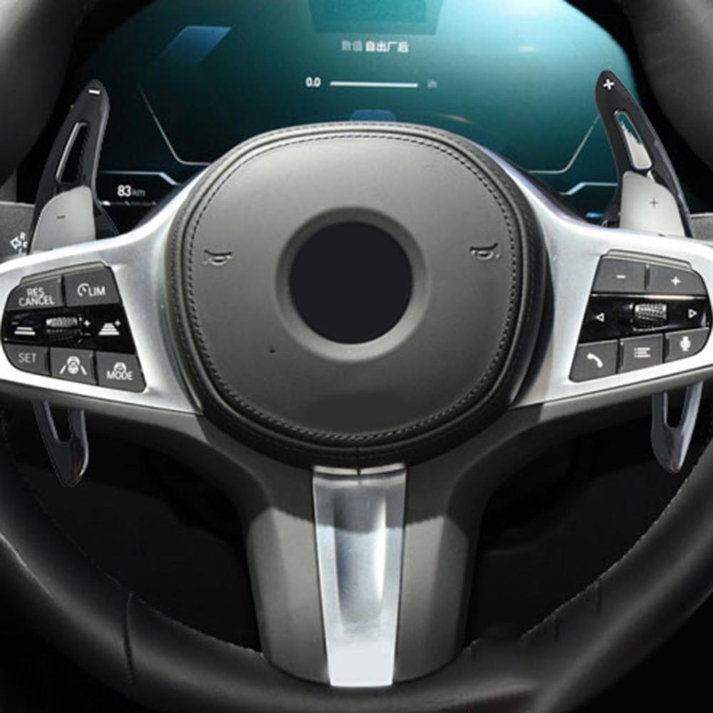 For BMW F30 F31 F32 F10 F20 F22 F15 Car Steering Wheel Paddle Shifter Extension ABS Black Paddle Shifters Interior Accessories