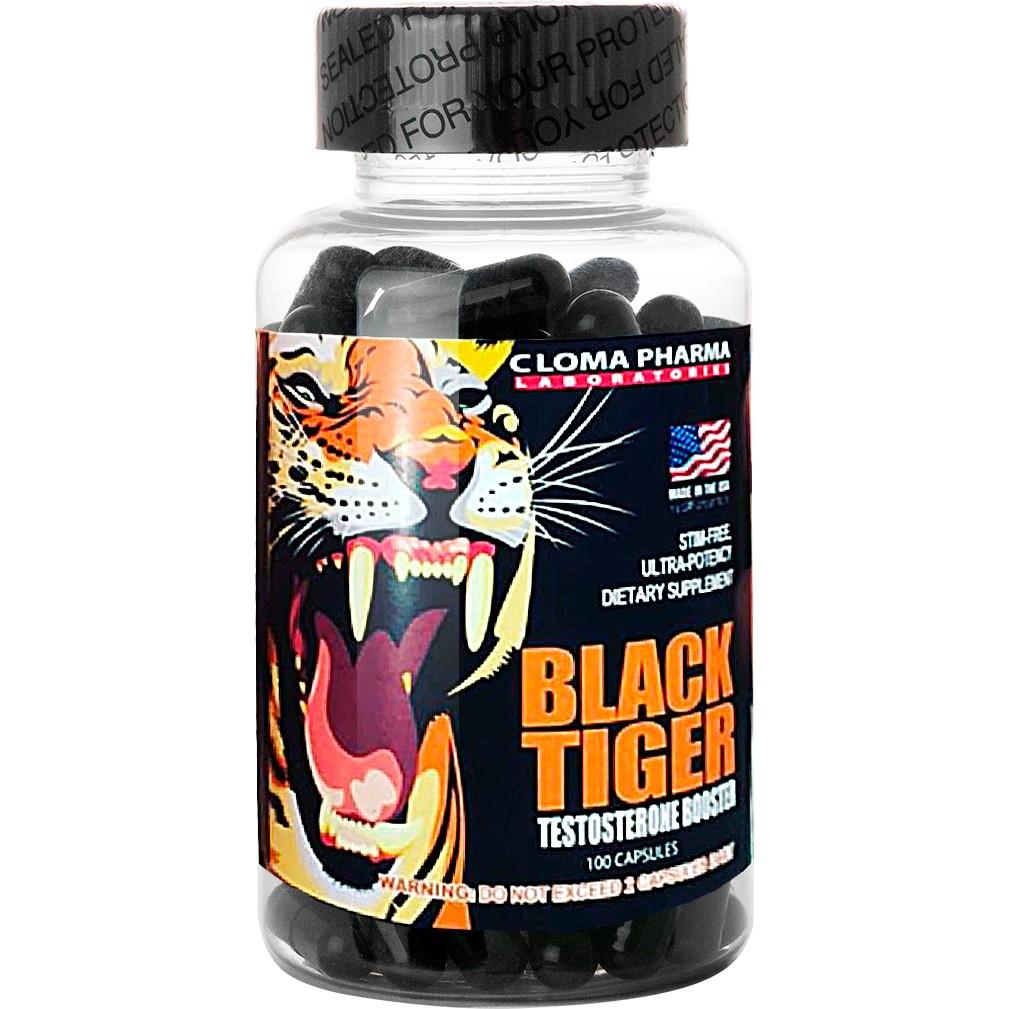 Cloma Pharma Black Tiger Testosterone Booster 100 капсул