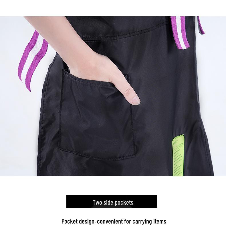 Нейлоновый рабочий фартук без рукавов в корейском стиле для кофейни и парикмахеров