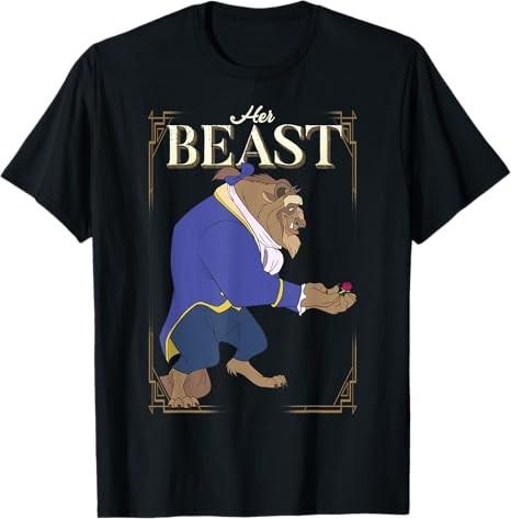 Beauty And The Beast Her Beast Framed Portrait TShirt
