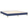 Maison Exclusive - Sommier à lattes de lit avec matelas Bleu 160x200 cm Tissu