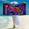Japanese artist Koyoharu Gotouge's Demon Slayer beach towel, outdoor camping vacation swimming beach towel, outdoor absorbent bath towel blanket K2
