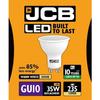 JCB LED GU10 3w Light Bulb Cap 235lm 3000k Warm White