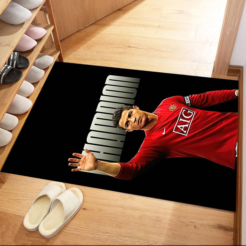 Cristiano Ronaldo Carpet Perfect For Playrooms Study Room Dining Room Game Room Antislip Carpet Office Home Decor Best For Christmas