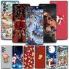 Рождественский чехол с Санта-Клаусом для Samsung A51 A12 A52 A21s A71 для Galaxy A32 A31 A02s A72 A11 A41 A22 A03s, чехол Fundas Coques