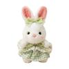 Soft Stuffed Rabbit Big Bow Dress Bunny Plush Doll Cute Rabbit Plush Toy  Baby Accompany Sleep Toy