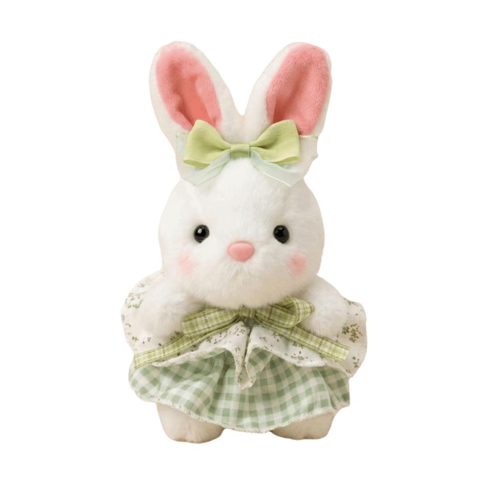 Soft Stuffed Rabbit Big Bow Dress Bunny Plush Doll Cute Rabbit Plush Toy Baby Accompany Sleep Toy