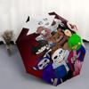 1pc Five Nights at Freddy's & Sans Outdoor Umbrella - Automatic Opening/Closing - Portable 3-Fold Design - Iron Frame - Perfect Gift for Fans, Travele