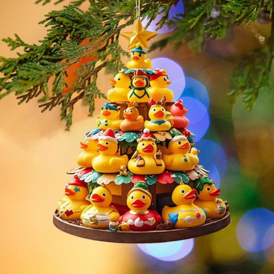 Рождественский кулон Утка Декор Праздничные сувениры Подарок Праздничная атмосфера Дом Офис Вечеринка Декоративное украшение