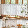 Бохо Романтичные белые кружевные шторы DIY Цветочные шторы Новые тюли Шторы