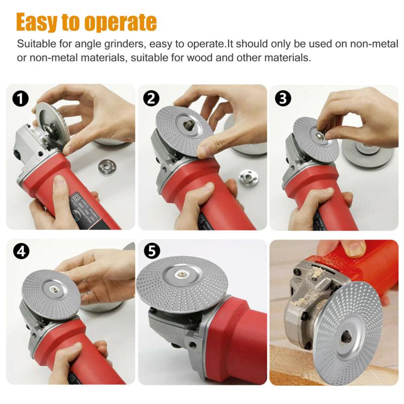 Диск шлифовальный 100 мм твердосплавный шлифовальный диск для резьбы по дереву для угловых шлифовальных машин