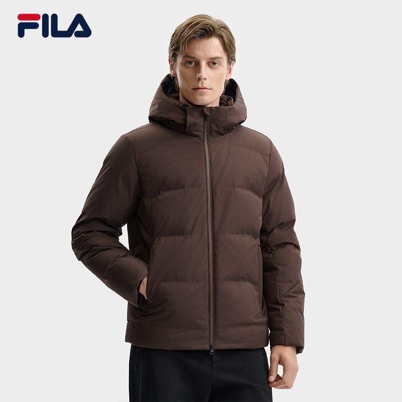 Fila Мужская пуховая куртка Коричневый медведь Коричневый F11M542905FBN