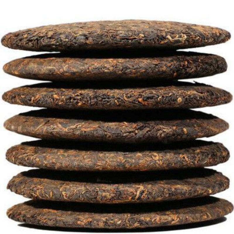 Чай пуэр Yunnan Wishful Pu-erh Cake Organic Class, приготовленный в духовке, полезный напиток, 357 г