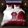 Kenworth Print 3Pcs Bedding Set Duvet Cover With Two Pillowcases Soft Bed Linen For Household Bedroom
