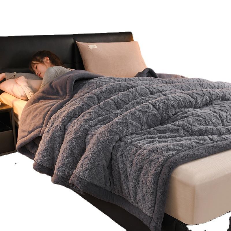 2026 Cozy Winter Plush Fleece Blanket Ultra Soft Warm for Bed Couch Lounge Essential