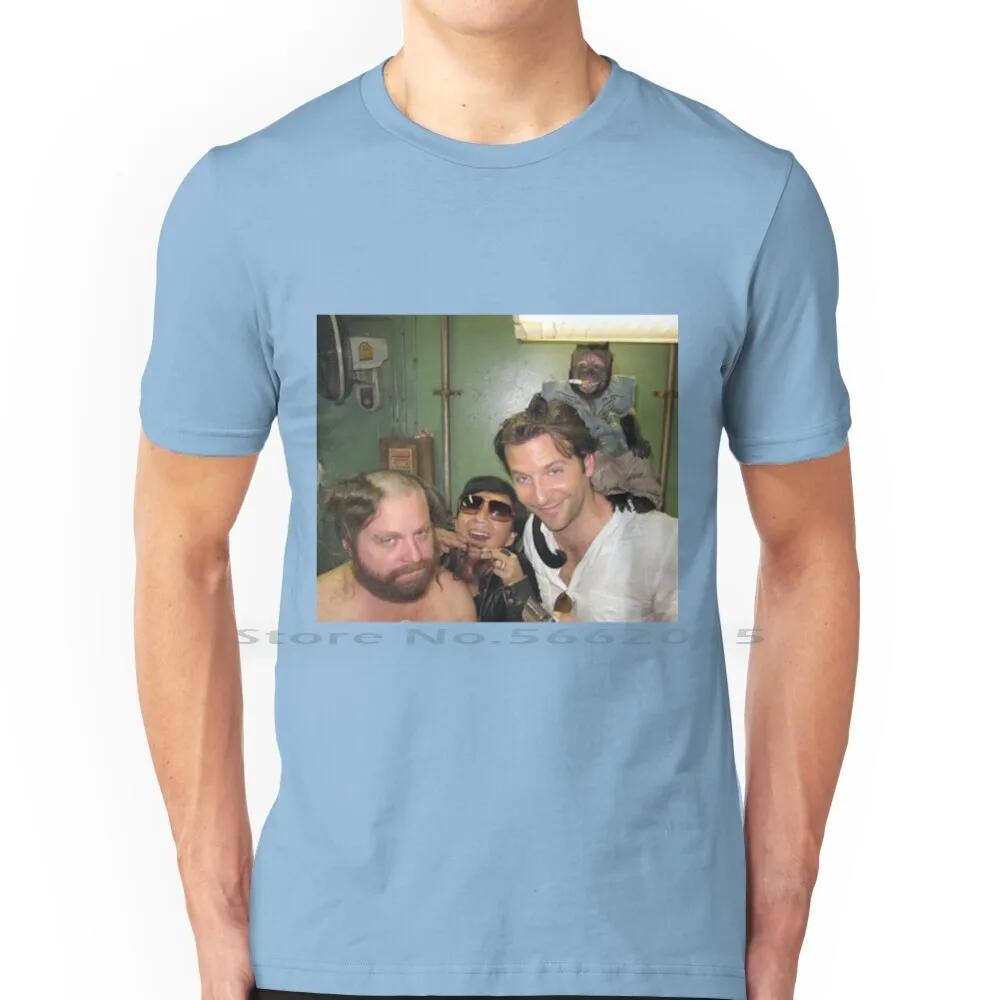 / Постер Похмелье Постер Футболка 100% Хлопок Смешной Похмелье Вечеринка Пьяный Фильм Пьянство Брэдли Купер Комедия Короткий