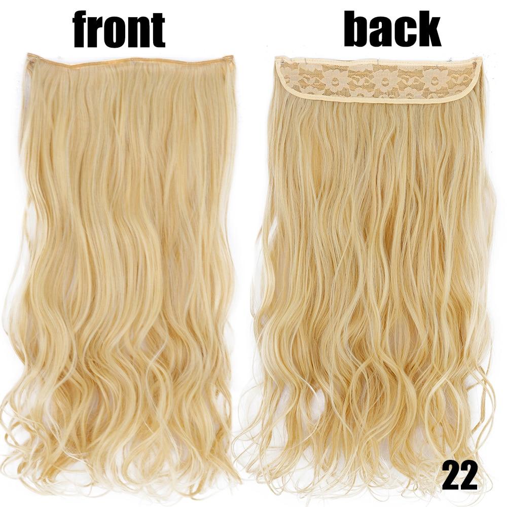 XINRAN 22-дюймовые модные женские волосы для наращивания, устойчивые к высоким температурам, синтетические волны, длинные волосы без клипс, невидимый парик для лески