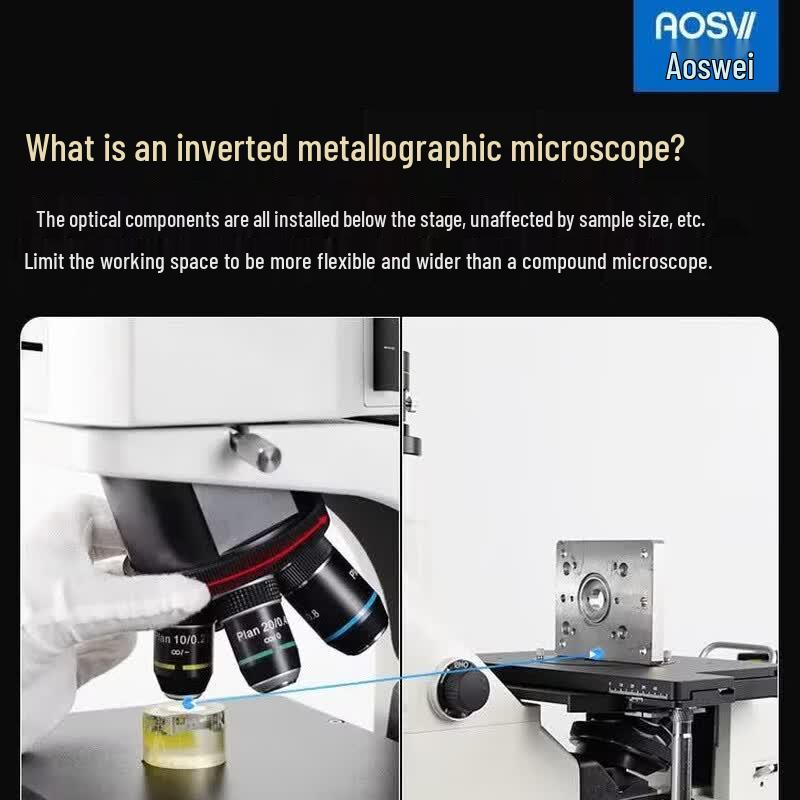 AOSVI TM30-HD228S Inverted Metallurgical Microscope