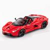 1/24 Laferrari Alloy Open Sports Car Model Diecasts & Toy Vehicles Metal Car Model Simulation Sound and Light Kids Gift