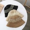 Летняя Новая Женская Шляпа Ручной Работы Шляпа Рыбака Ажурная Солнцезащитная Шляпа Панама Соломенная Шляпа