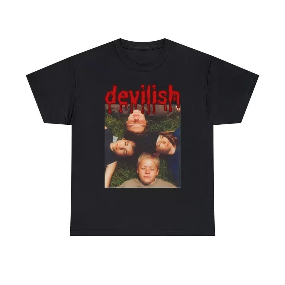 РАСПРОДАЖА Футболка унисекс Tokio Hotel Band Devilish Полный размер S-5XL