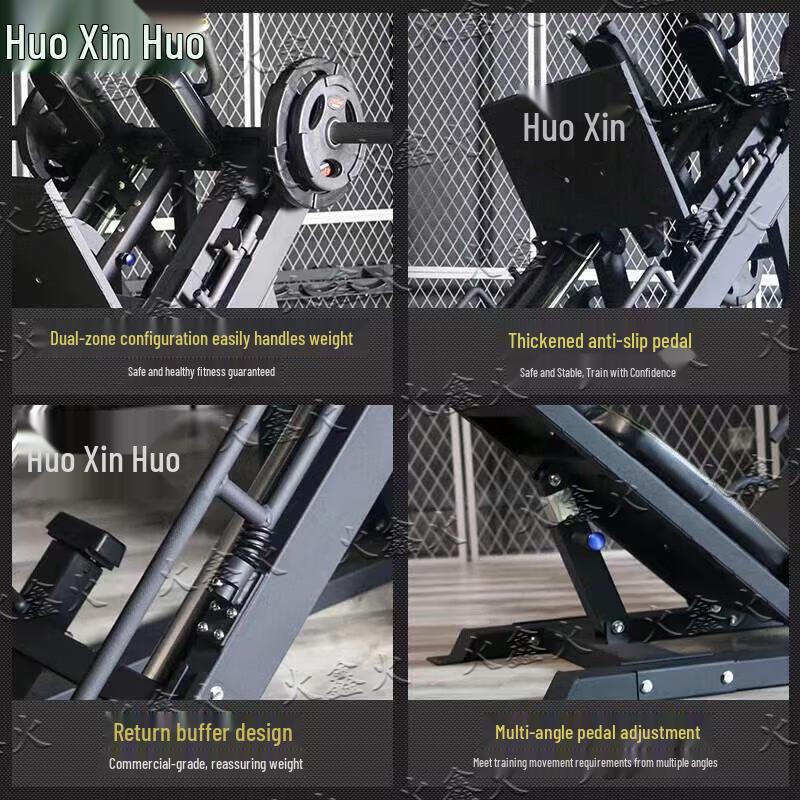 Leg Press Machine with 200KG Barbell Plates