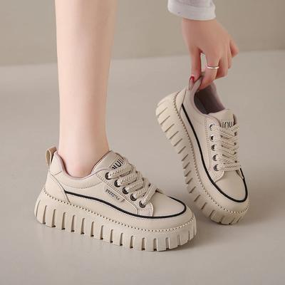 Мода 2024 года. Модная женская обувь на шнуровке. Женская вулканизированная обувь. Лидер продаж. Цветовая гамма. Высококачественная классическая повседневная обувь с круглым носком.