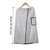 Coral Fleece Wearable Towel Soft Comfortable Beach Wrap Thick Design Bath Skirt  Pool Use