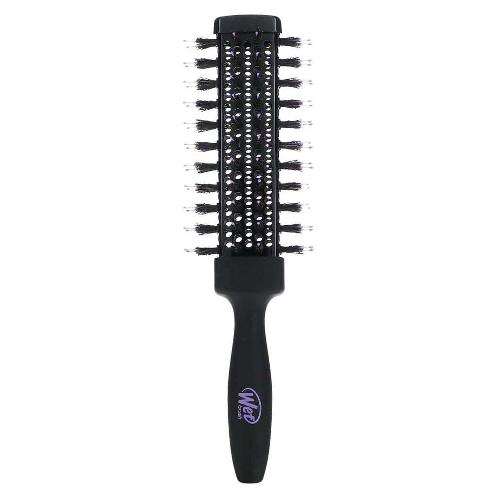 Wet Brush Break Free, круглая щетка для создания пляжных волн и плотных завитков, черная, 1 щетка