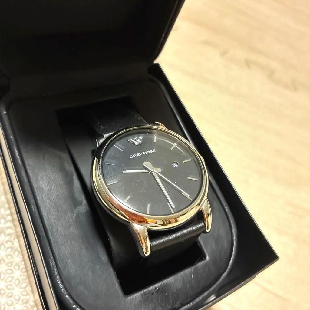 Б/у корпус часов EMPORIO ARMANI черный