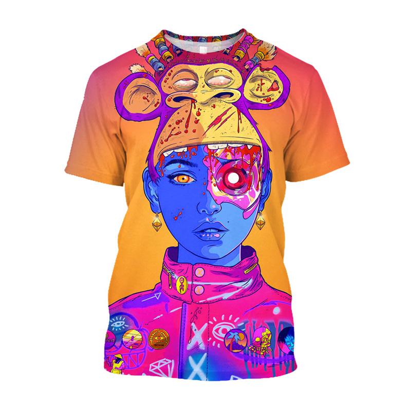 3D Digital Flipper Zero Hacker Cyberpunk Printes T Shirt Kid Cool Fashion Tee Shirts