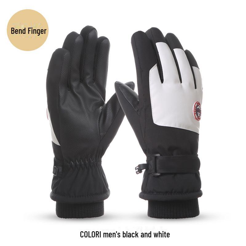 Зимние термоперчатки унисекс: Утепленный, водонепроницаемый, ветрозащитный, нескользящий, идеально подходит для катания на лыжах и велосипеде