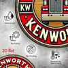 Винтажная металлическая вывеска Kenworth Truck 8x8 дюймов Декор для стены