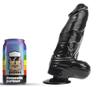 DP91B Panzer M Dildo 15 X 6 Cm Black - Domestic Partner - XL Dildos - Width + 6cm