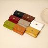 New Solid Color Women Wallet Multi Layer Card Slot Purse Card Holder Photo Coin Storage Organizer Fashion Leather Bag