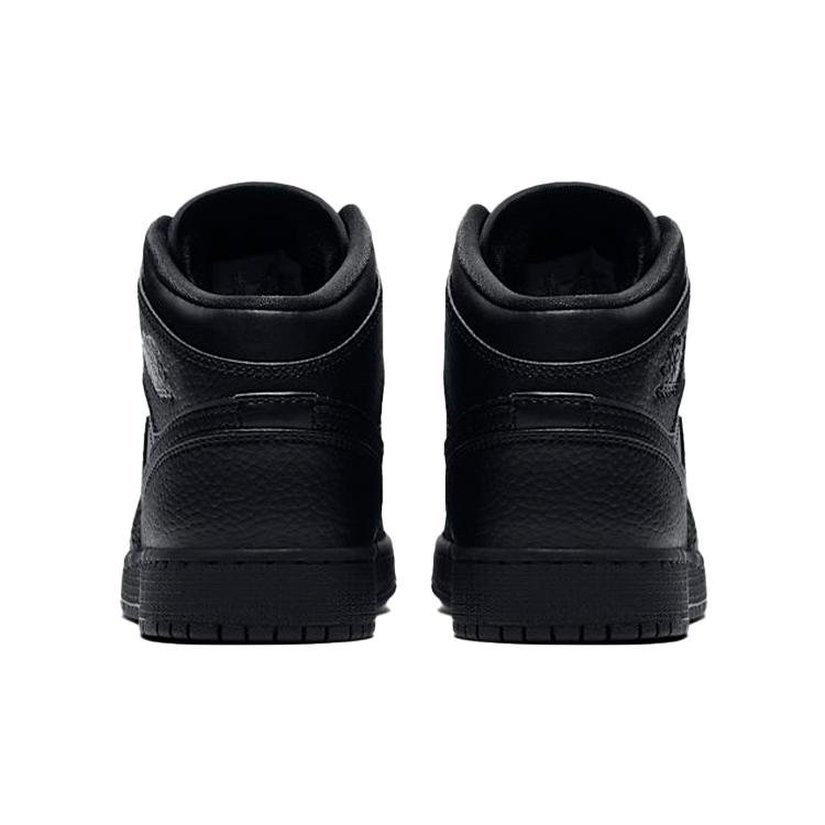Jordan 1 Mid Черный GS 554725-091