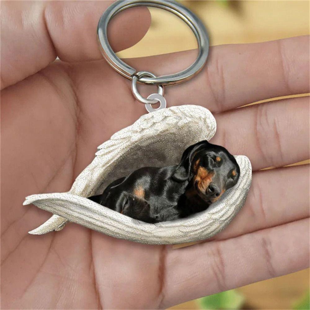 Pet Keychain Jewelry Gift Keyring For Women Car Keyring Dog Pendant Dog Key Chains Animal Keychain