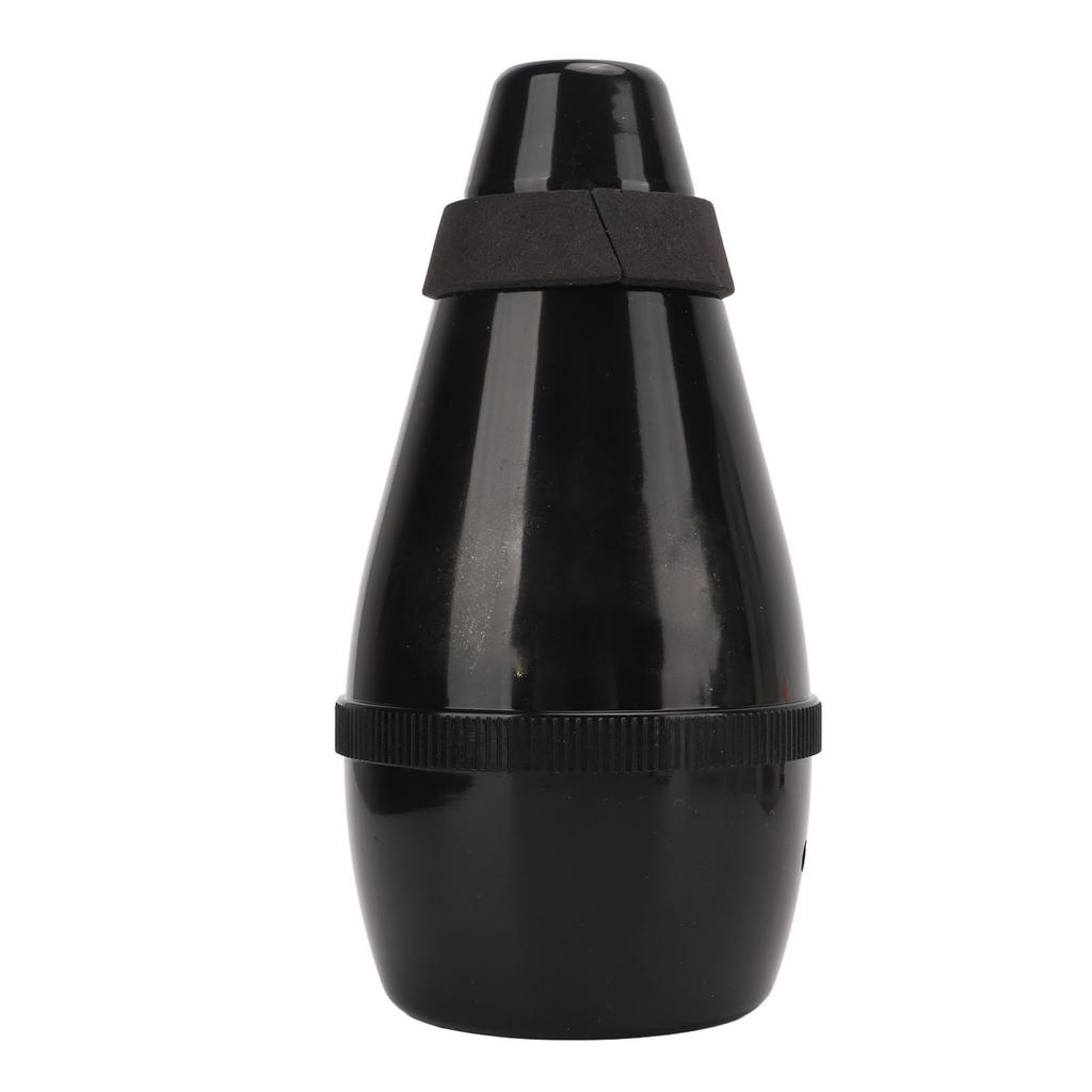 Trumpet Practice Mute Lightweight ABS Silencer Fully Enclosed for Beginners Students ND24 Black