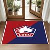 LOSC Lille FC Design Crystal Velvet Rug Soft Decorative Mat for Bedroom Entrance