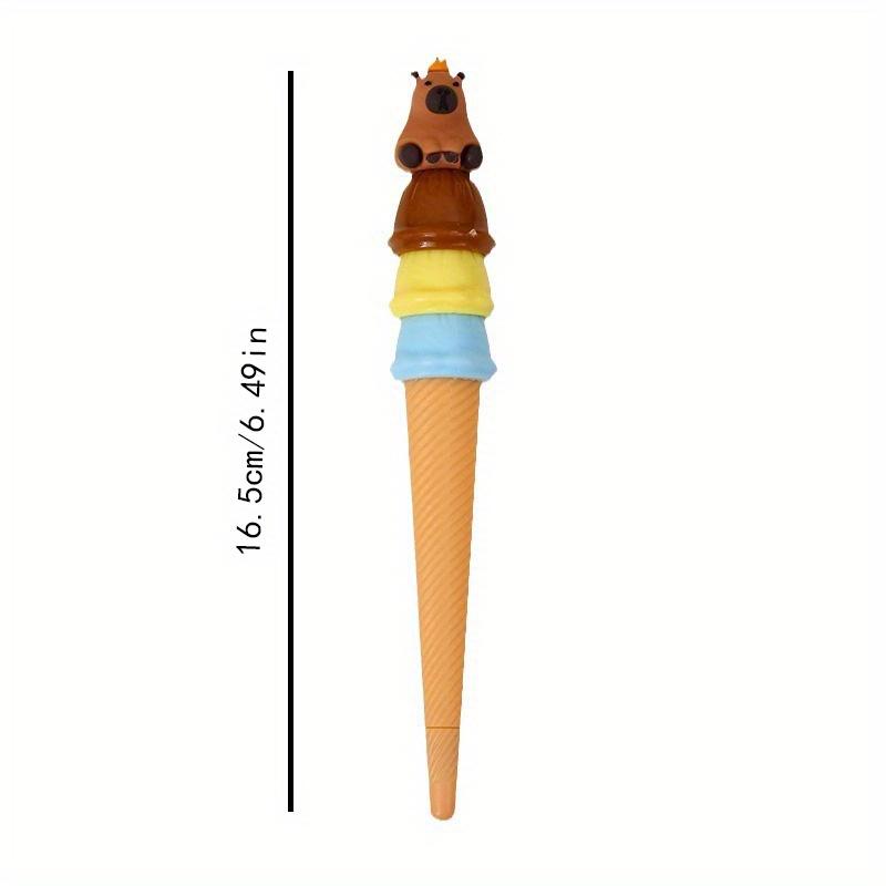 36 шт. 0,5 мм Мягкий клей Кофейная кукла Мороженое Гелевая ручка Мультяшный стиль Ручка для подписи Подарочная ручка Креативные канцелярские товары Сезон 'Снова в школу'