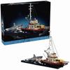 1497pcs Jaws Diorama Boat Shark Pirate Ship Building Blocks Fishing Boat Model Bricks Toys Birthday Gift for Kids