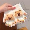 1 pair Plush Children Glove Capybara Cold-proof Gloves Warm Winter Plush Glove  Outdoors