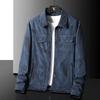 Work Jacket Men's New Spring and Autumn Trendy Casual Splicing Versatile Lapel Top Korean Style Men's Jacket