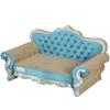 2-in-1 Cat Scratcher with Catnip for Indoor Cats, Light Blue